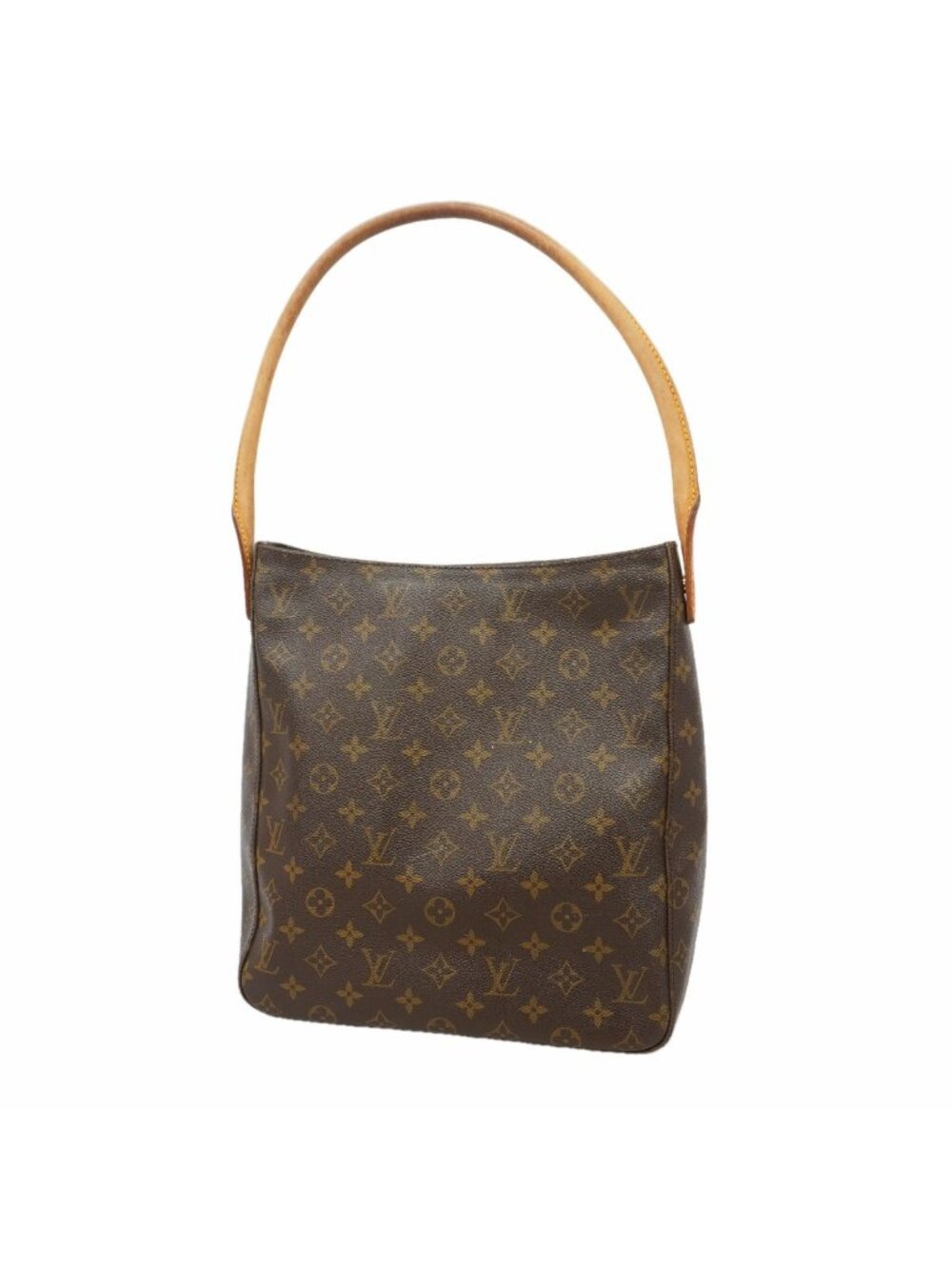Louis Vuitton Shoulder Bag Monogram Looping GM Brown
